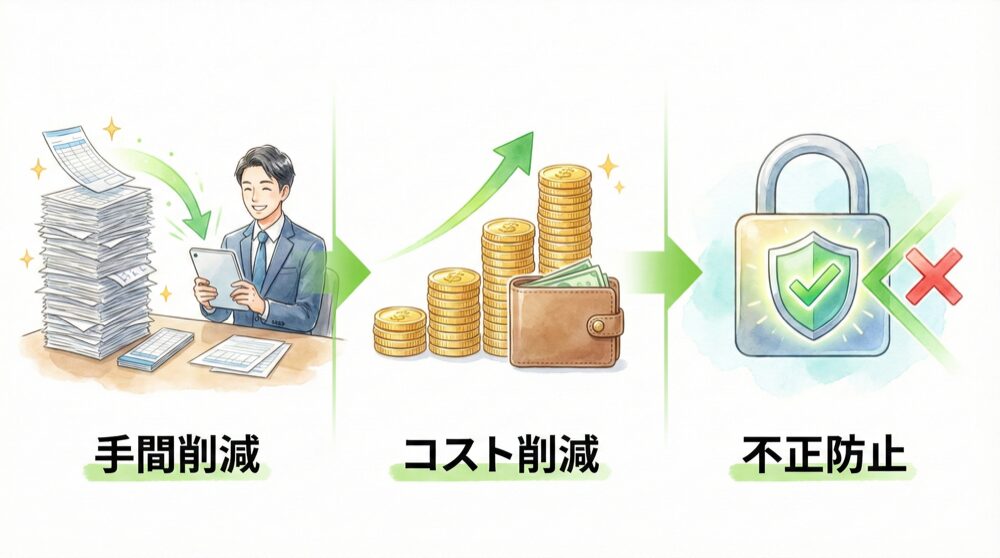 派遣会社がQRコード勤怠を利用するメリット