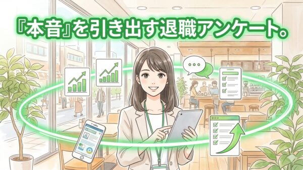 退職アンケートのやり方は？本音を知る重要性や定着率改善への活用法も解説