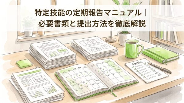 特定技能の定期報告マニュアル｜必要書類と提出方法を徹底解説