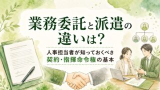 【一覧表】人材派遣と人材紹介の違い｜利用時の注意点と自社課題に合わせた選び方